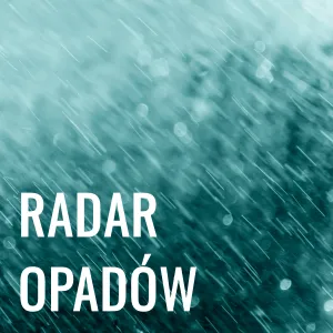 Radar opadów - Gdzie jest deszcz w Polsce